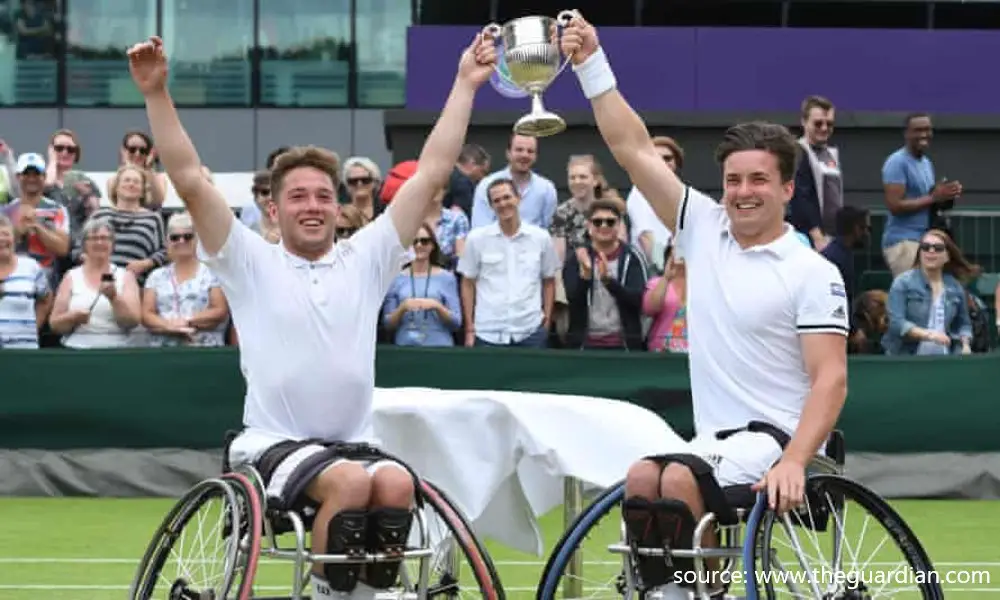British Open Wheelchair Tennis Alfie Hewett & Gordon Reid Win Doubles Title
